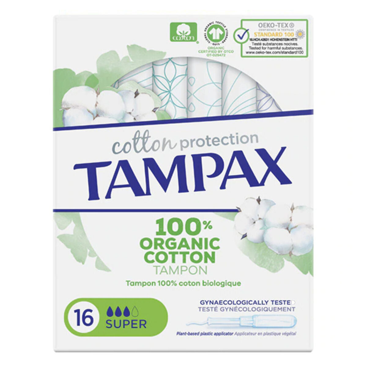 Super Tampons ORGANIC Tampax Tampax Organic Super (16 uds) 16 Units-0